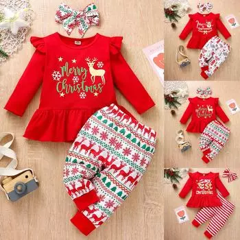 Рождественский комбинезон с надписью для маленьких мальчиков и девочек, комбинезон + штаны с героями мультфильмов + шляпа, наряды 120 белый