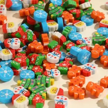 Рождественский креативный мультяшный ластик, мини-ластик с перекрестием, набор канцелярских принадлежностей «Студенческий приз» Протирайте и не оставляйте следов