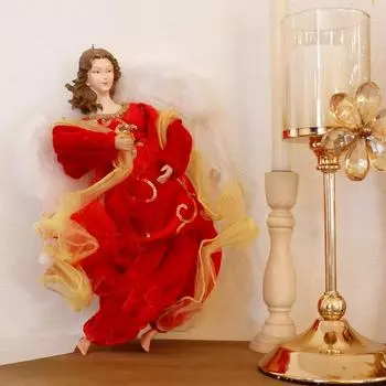 Рождественский кулон, кукла-ангел, украшения для дома, винтажная домашняя подвесная милая кукла-ангел, Рождественский декор, кулон-ангел, игрушка, новогодние детские подарки