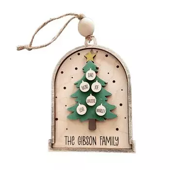 Рождественский кулон, поделки из дерева, елочные подвесные украшения, украшения для дома, рождественской вечеринки, домашний подарок на Новый год 2024
