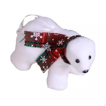 Рождественский кулон с медведем, украшения, скандинавский креативный подвесной светильник для дома