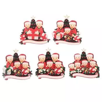 Рождественский кулон своими руками персональные семейные рождественские украшения для дома 2023 Навидад рождественская елка подвесное украшение год 2024