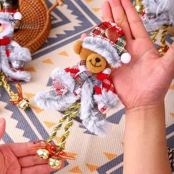 Рождественский кулон тонкой работы, рождественская елка, подвесная кукла, украшение для вечеринки, праздничное украшение дома Deer