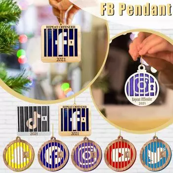 Рождественский кулон-тюрьма-зимняя рождественская елка, семейный подвесной кулон для улицы и дома, подарок