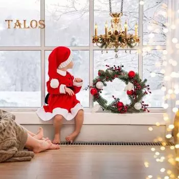 Рождественский кулон в форме канделябра, акриловый орнамент, реалистичный канделябр, подвесное украшение для стены рождественской елки 1pc