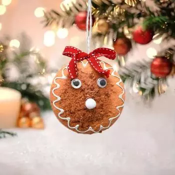 Рождественский кулон в виде печенья Рождественские декорации Рождественские принадлежности Рождественские принадлежности
