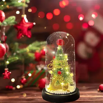 Рождественский купол со светодиодным ночником Настольный декор Tree up Mini White Tree