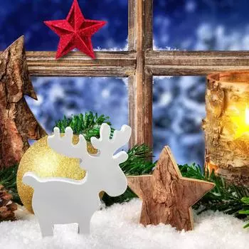 Рождественский лось силиконовая форма из эпоксидной смолы гипсовые силиконовые формы для эпоксидной смолы гипсовое украшение рождественское украшение