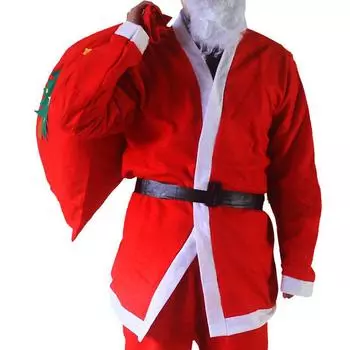 Рождественский мешок большой красный для хранения игрушек и подарков 30x40 см 50*70CM