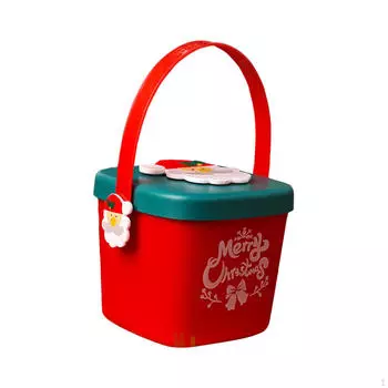 Рождественский мешок для подарочных коробок с яблоками Мешок многофункциональный подарок Square Santa Claus