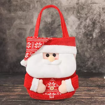 Рождественский мешок конфет, сумки для угощений, сумки-тоут, чулки, украшения, подарок Snowman