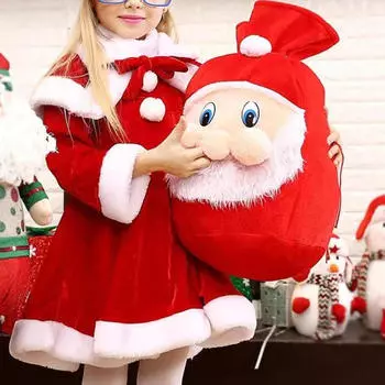 Рождественский мешок Санты Подарочная кукла на День Рождения Праздничная вечеринка Год