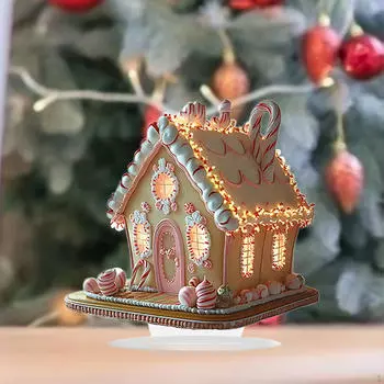 Рождественский мини-торт, миниатюрный настольный орнамент, креативный макет крошечного мороженого для