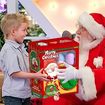 Рождественский набор машинок для игры в яйца для детей Креативная игрушка-захватчик яиц A