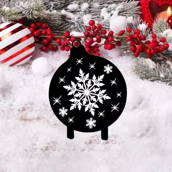 Рождественский наружный знак для двора, столб для клумбы, декора, двора, сада Style A