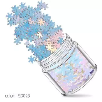 Рождественский нейл-арт основа для создания блеска для губ, блестки для ногтей ко Дню святого Валентина, звездные блестки для ногтей, рождественские блестки для нейл-арта, инструменты