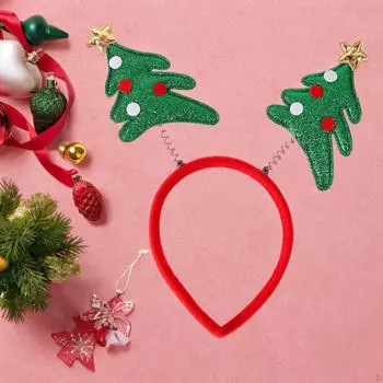 Рождественский ободок для волос, аксессуары для костюма, милый головной убор для вечеринки по случаю Нового года hat