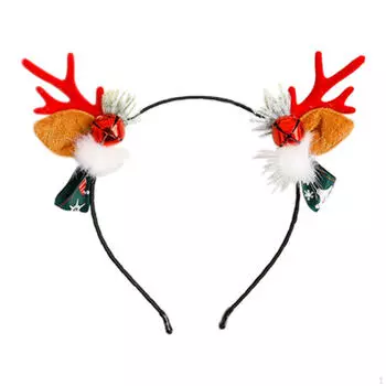 Рождественский обруч для волос для вечеринок, головной убор для ролевых игр для взрослых Bell