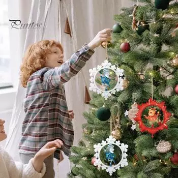 Рождественский орнамент Год без Санта-Клауса Прялка Heat/Snow Скупой Санта коллекционер сувенир Рождественский подарок синий