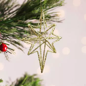Рождественский орнамент, подвеска-шарм, креативное украшение для рождественской елки, украшение для вечеринки в ресторане Pentagram