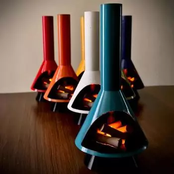 Рождественский орнамент, светящаяся статуэтка для камина, металлический ночник, настольная фигурка для декора спальни и гостиной жёлтый