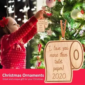 Рождественский орнамент своими руками из туалетной бумаги подвеска на елку подвесное украшение A