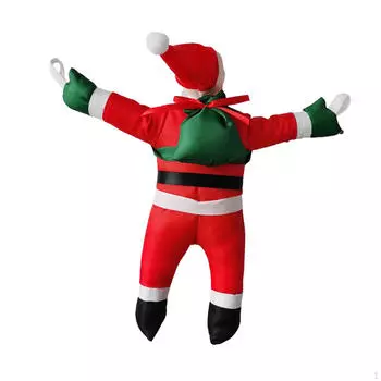 Рождественский орнамент, украшение на елку, новинка, подвесной Санта-Клаус для гостиной, в помещении 30CM