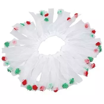 Рождественский ошейник для домашних животных, регулируемый, удобный, рождественский ошейник с помпоном для кошек и собак S