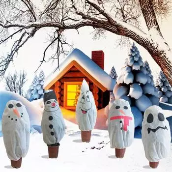 Рождественский открытый сад, рождественская елка, теплица, защита от насекомых, теплая сумка-чехол 4