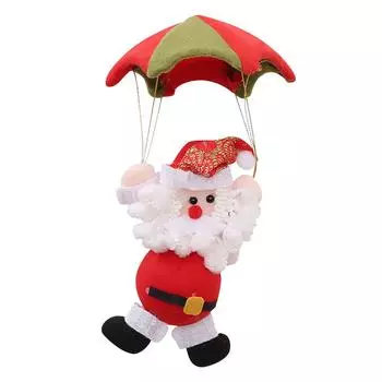 Рождественский парашют Санта-Клаус Снеговик Подвески Сцена Украшение Подвеска One Size