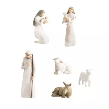 Рождественский Персонаж Статуя Рисованной Украшения Рождественский Подарок One Size