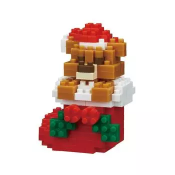 Рождественский плюшевый мишка Nanoblock NBC_235