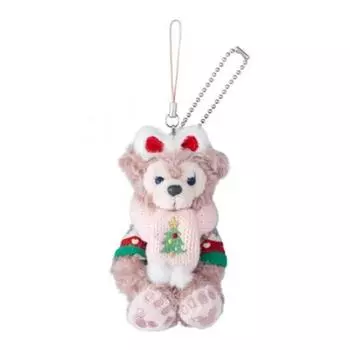 Рождественский плюшевый ремешок Shellie May Duffy s Christmas 2018 Вышитый сувенир Disney [Эксклюзив Tokyo Disney Sea]