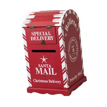 Рождественский почтовый ящик, почтовый ящик Санты, креативный, украшение, декоративное для входной двери, Рождество