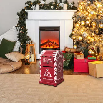 Рождественский почтовый ящик, украшение, удобный, уникальный, простой в использовании декоративный почтовый ящик