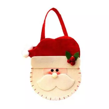 Рождественский подарочный пакет из фетра, мультяшная конфетная сумочка, рождественские украшения - Стиль 2 elder