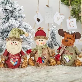 Рождественский подарочный пакет на молнии праздничный Санта-Клаус снеговик лось конфетный пакет рождественская упаковка подарочный держатель для праздничных принадлежностей Santa Claus