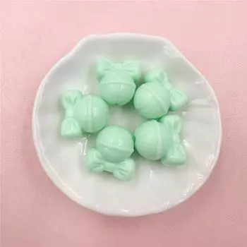 Рождественский подарок 19,3*18,9 мм, браслет-цепочка для мобильного телефона, креативные аксессуары, ожерелье, акрил, 5 шт., бусины-колокольчики с бантом, бусы «сделай сам»