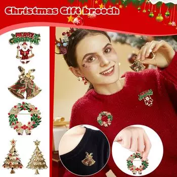 Рождественский подарок брошь милый старик японский изысканный булавка осенние и зимние аксессуары для одежды брошь высокого класса One Size