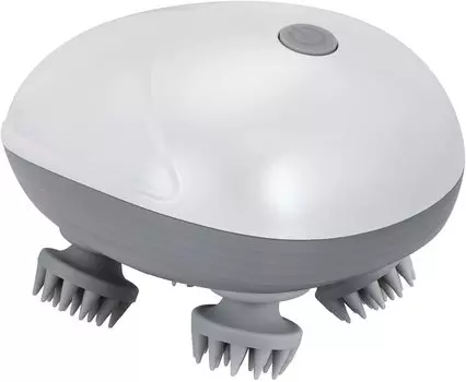 Рождественский подарок Электрический массажер для кожи головы с 4 массажными головками Здравоохранение Расслабление плеч, шеи Электрический массажер для глубоких тканей головы и тела кошки