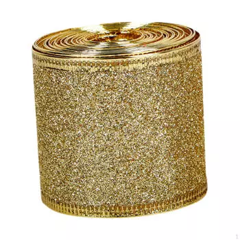 Рождественский подарок лента DIY ремесла декор легкая переноска прочная современная упаковка для дня рождения золотистый