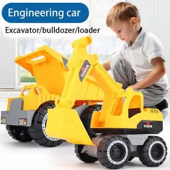 Рождественский подарок Моделирование Инерциальная техника Строительная машина Модель Развивающие игрушки Автомобиль Excavato