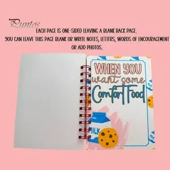 Рождественский подарок на выживание в колледже. Компактный дизайн. 33-страничный персонализированный держатель для подарочных карт. Скреплен спиралью. A