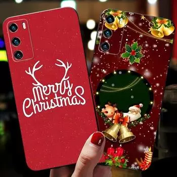 Рождественский подарок Снежинка Санта телефон чехол для Honor X20 X9 30 60 10 Pro 50 20i 70 SE V9 X30 V40 V30 V20 X10 Max задняя крышка HONOR 10