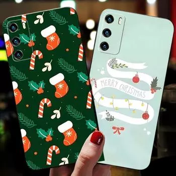 Рождественский подарок Снежинка Санта телефон чехол для Honor X20 X9 30 60 10 Pro 50 20i 70 SE V9 X30 V40 V30 V20 X10 Max задняя крышка HONOR 10
