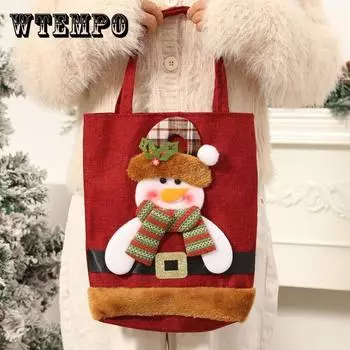 Рождественский подарок Сумочка Apple Bag Детская Рождественская подарочная сумка Прекрасные мультяшные сумки Apple 27*30cm