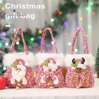 Рождественский подарок сумочка мультфильм снеговик лось Dell Декор мягкий плюшевый праздничный подарок конфеты сумка сюрприз украшение для вечеринки взрослая сексуальная одежда C