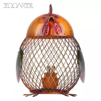 Рождественский подарок Tooarts Копилка Металлическое ремесло Фигурка животного Декор Подарок