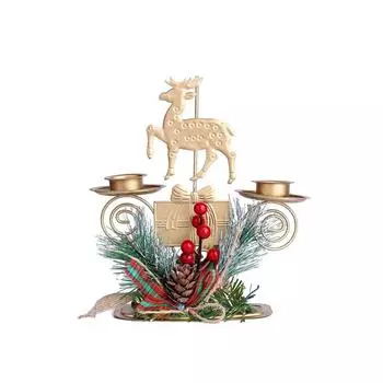 Рождественский подсвечник многофункциональный железный настольный подсвечник для рождественского подарка Elk