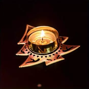 Рождественский подсвечник, подставка для свечи, настольное украшение, стереоскопическое атмосферное украшение